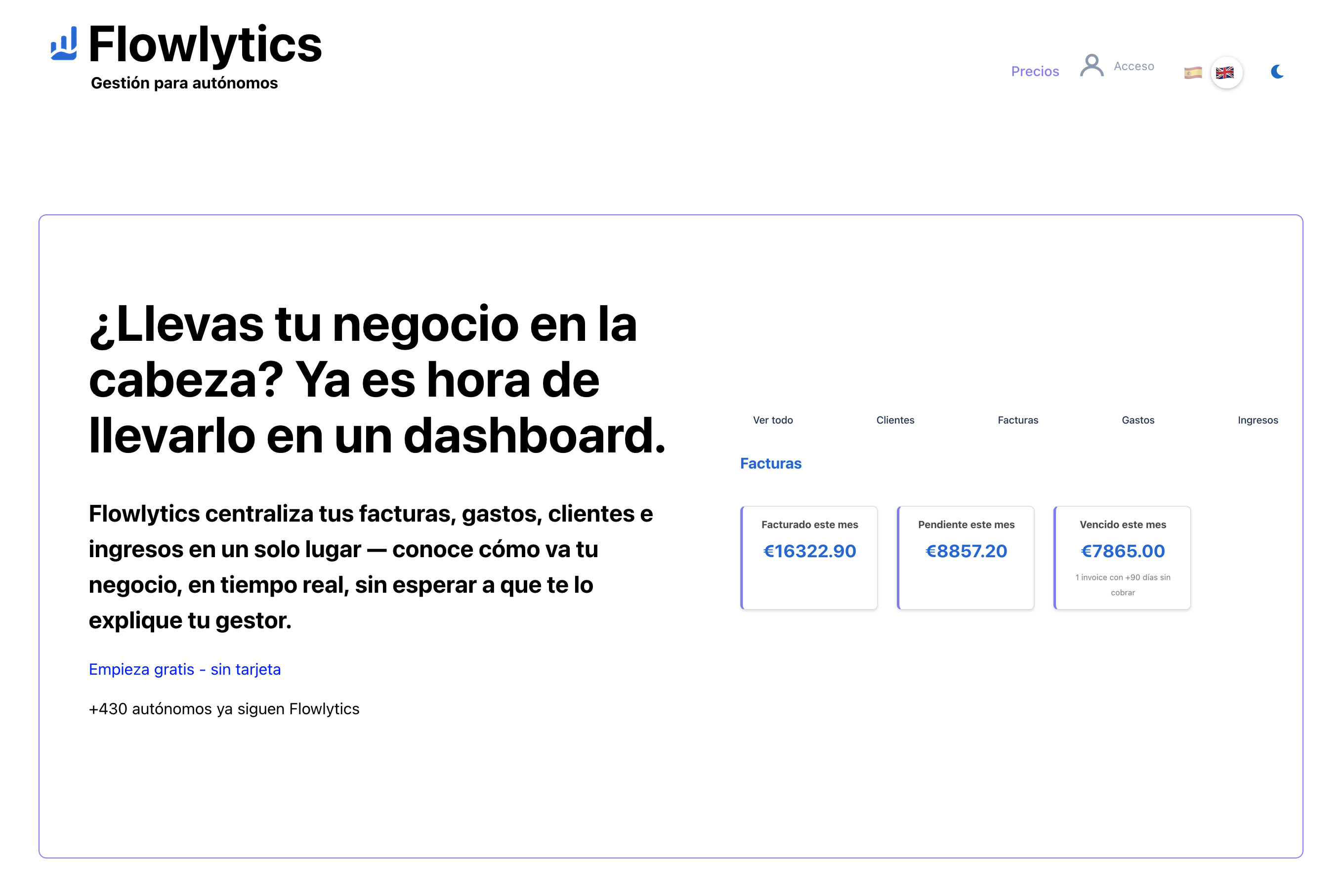 vídeo proyecto Flowlytics