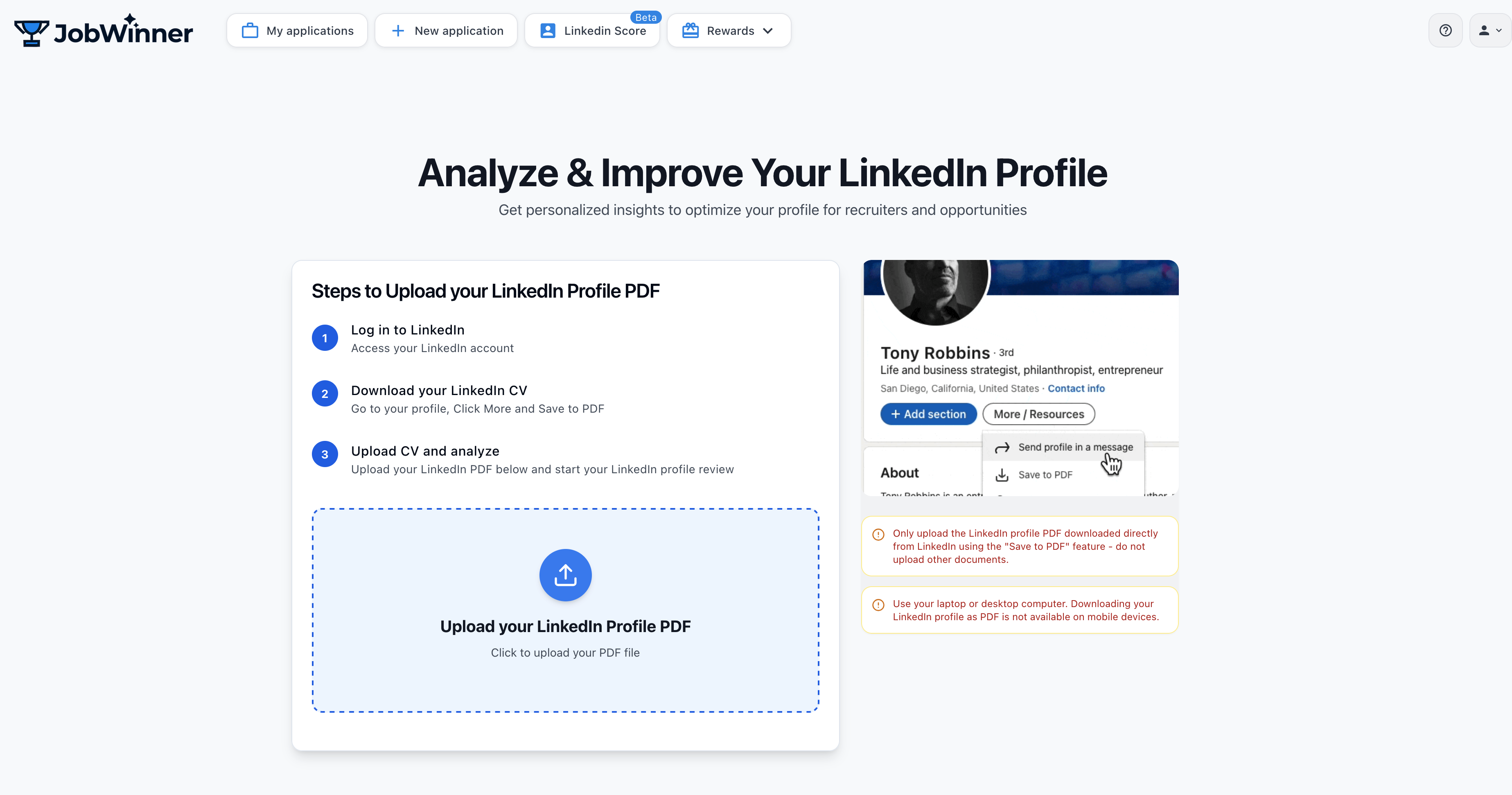 foto proyecto linkedin review
